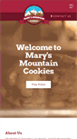 Mobile Screenshot of marysmountaincookies.com